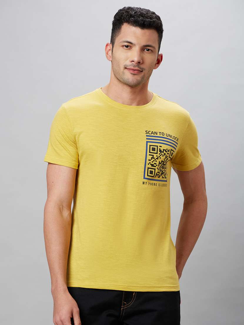 round neck printed regular t-shirt