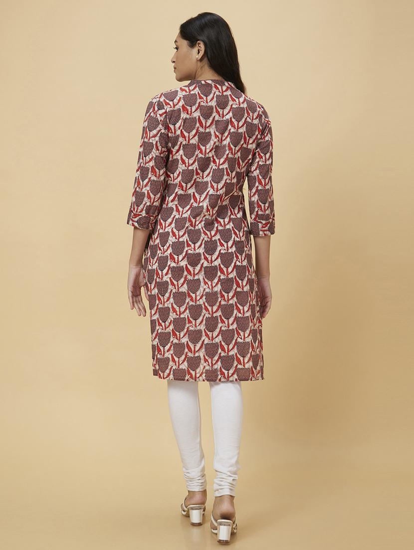 women's straight kurta - 20023086 - Standard Image - 3