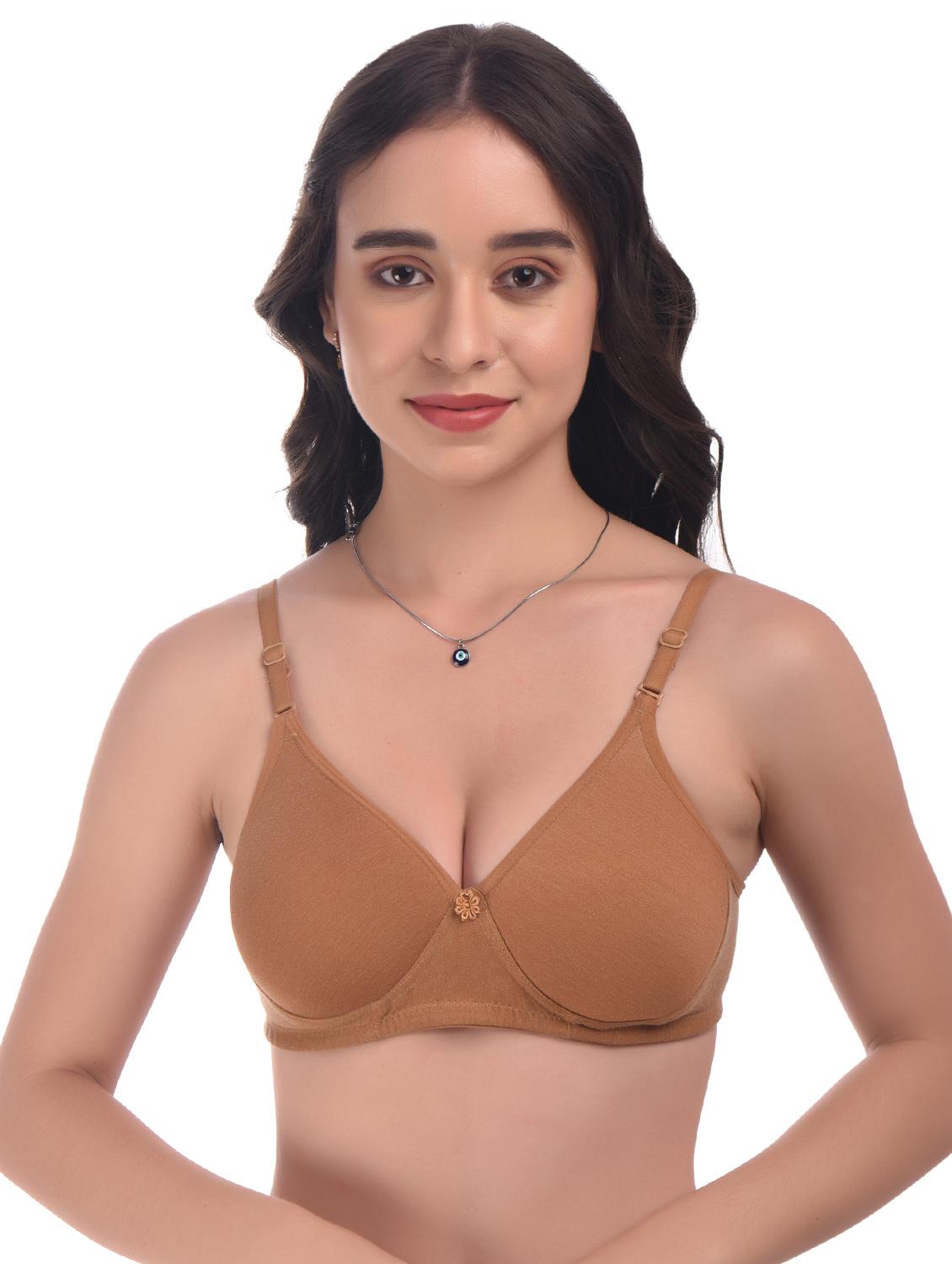 brown hosiery tshirt bra - 20024950 - Zoom Image - 0