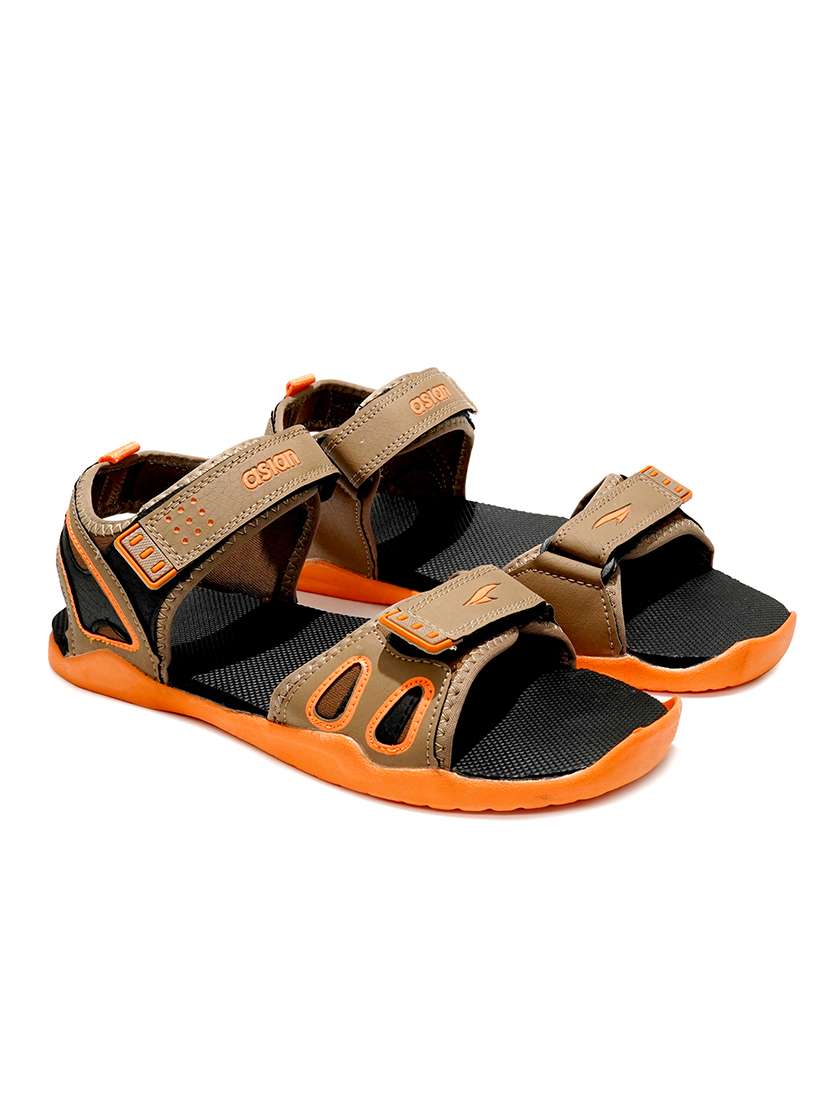 men brown slip on floater