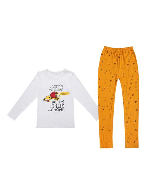 girls printed full length sets - 20028170 - Standard Image - 0