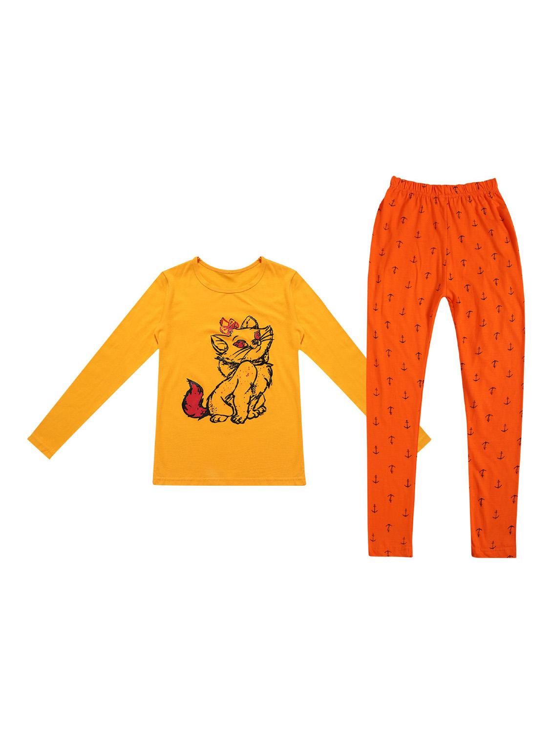 girls printed full length sets - 20028173 - Zoom Image - 0