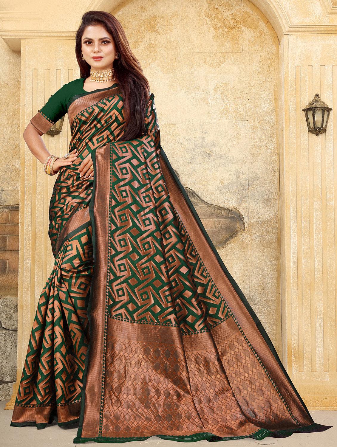 women's banarasi saree with blouse - 20029521 - Zoom Image - 0