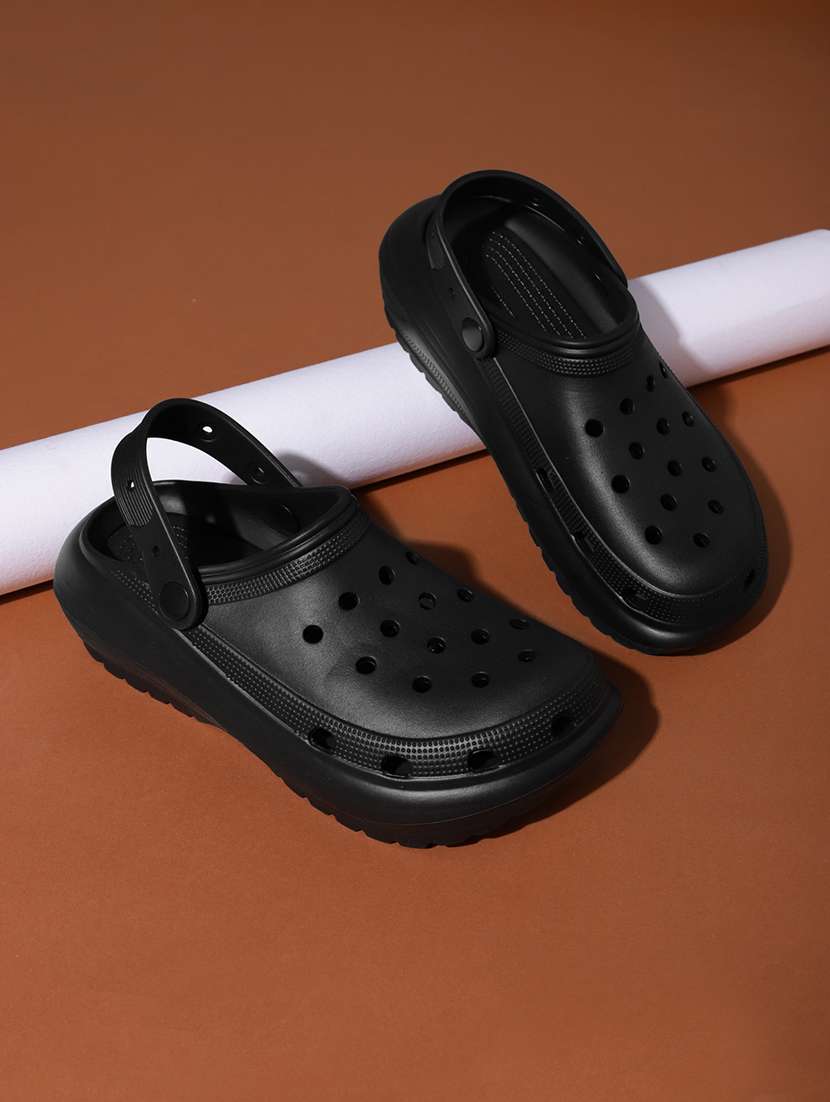 black slides flip flops - 20029610 - Zoom Image - 0