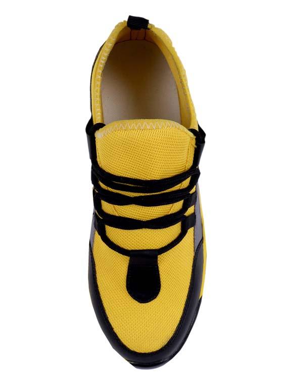 yellow solid sport shoes - 20030065 - Standard Image - 3