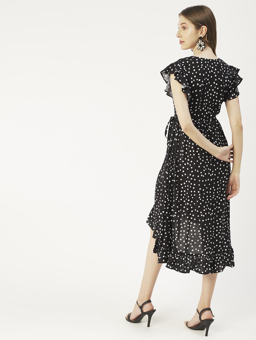 women's high low checks dress - 20031224 - Standard Image - 3