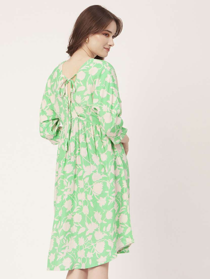 women's fit & flare floral dress - 20031235 -  Standard Image - 3