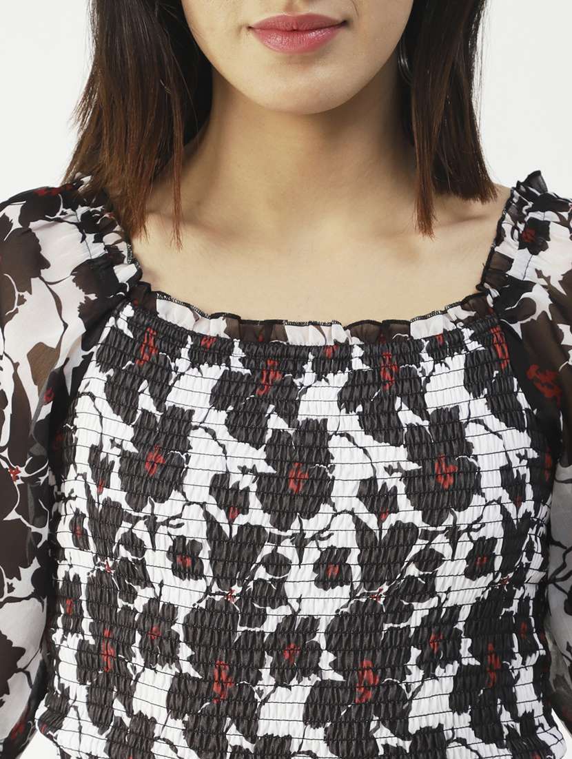 women's crop square neck top - 20031285 -  Standard Image - 3