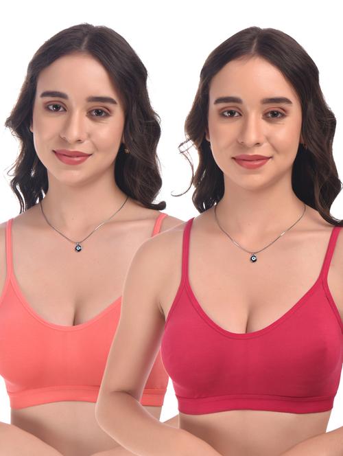 pack of 2 hosiery sports bra - 20032823 - Standard Image - 0