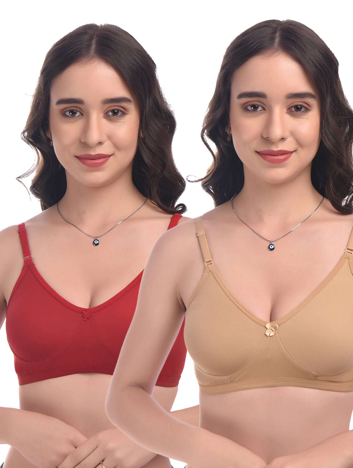 pack of 2 hosiery sports bra