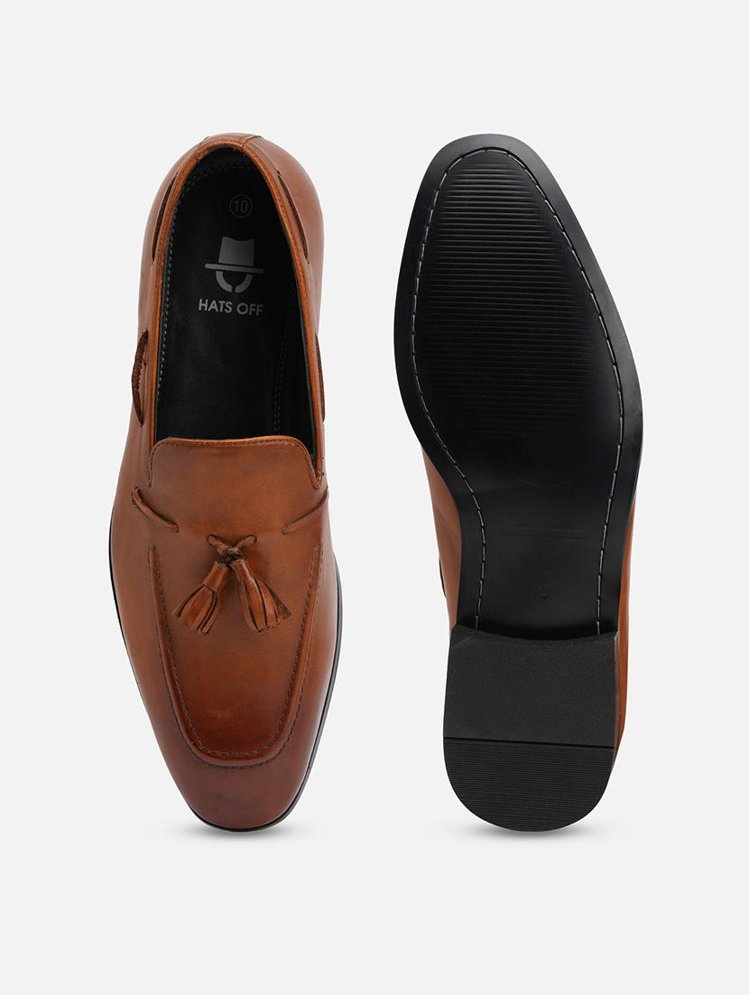 men slip on tassel detailed loafers - 20033006 - Standard Image - 5