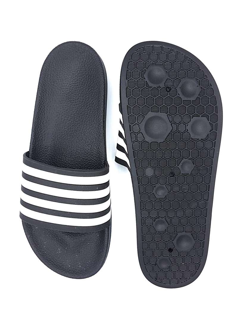 black eva slip on flip flops - 20033125 -  Standard Image - 3