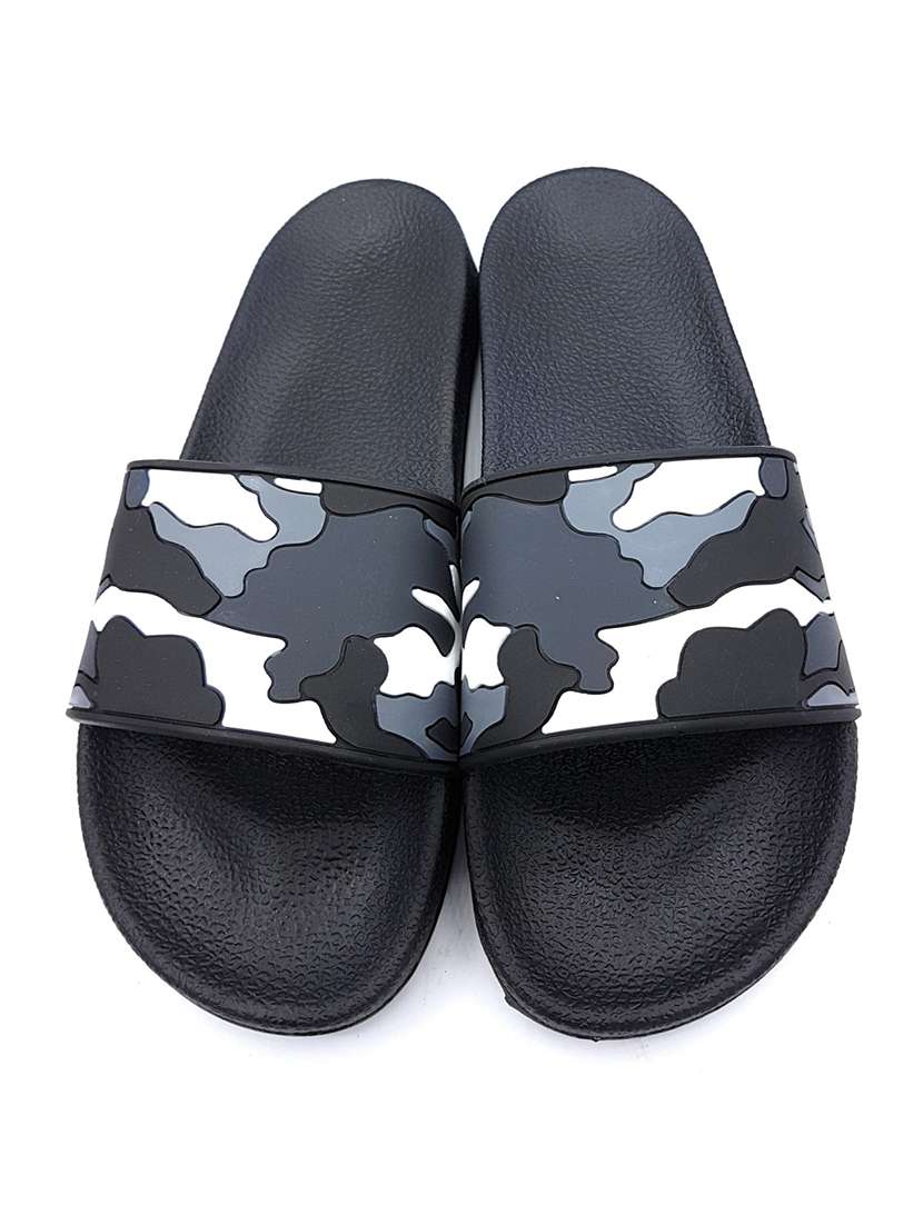 black eva slip on flip flops - 20033127 -  Standard Image - 3