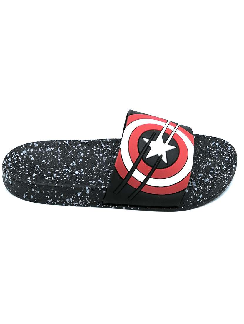 black eva slip on flip flops - 20033130 -  Standard Image - 3