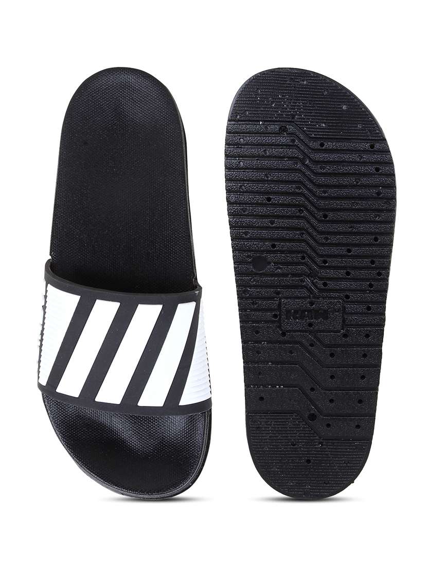 black eva slip on flip flops - 20033132 - Standard Image - 3