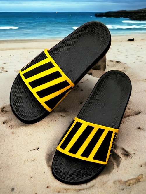 yellow eva slip on flip flops - 20033134 -  Standard Image - 0