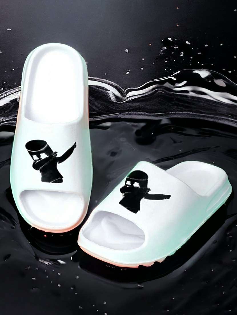 white eva slip on flip flops - 20033151 -  Zoom Image - 0