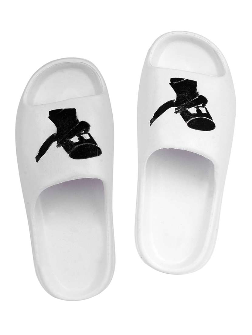 white eva slip on flip flops - 20033151 -  Standard Image - 3
