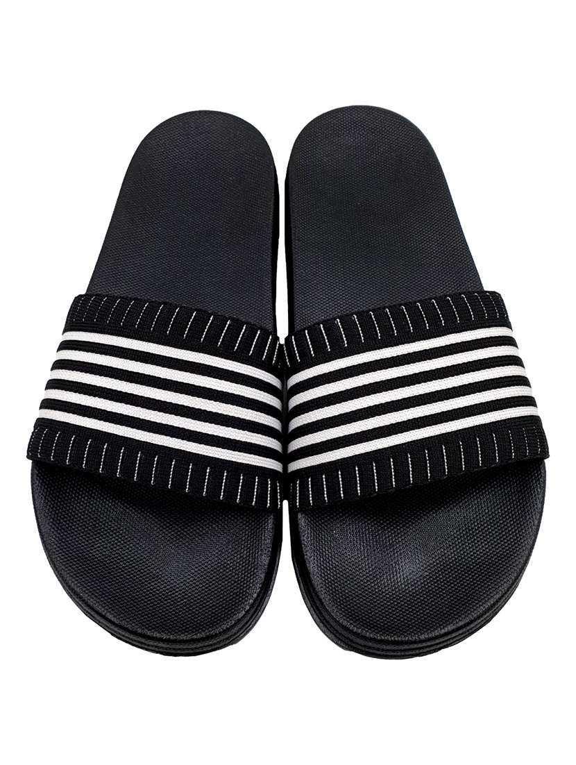black eva slip on flip flops - 20033165 -  Standard Image - 3