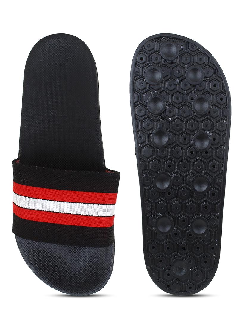 black eva slip on flip flops - 20033168 - Standard Image - 3