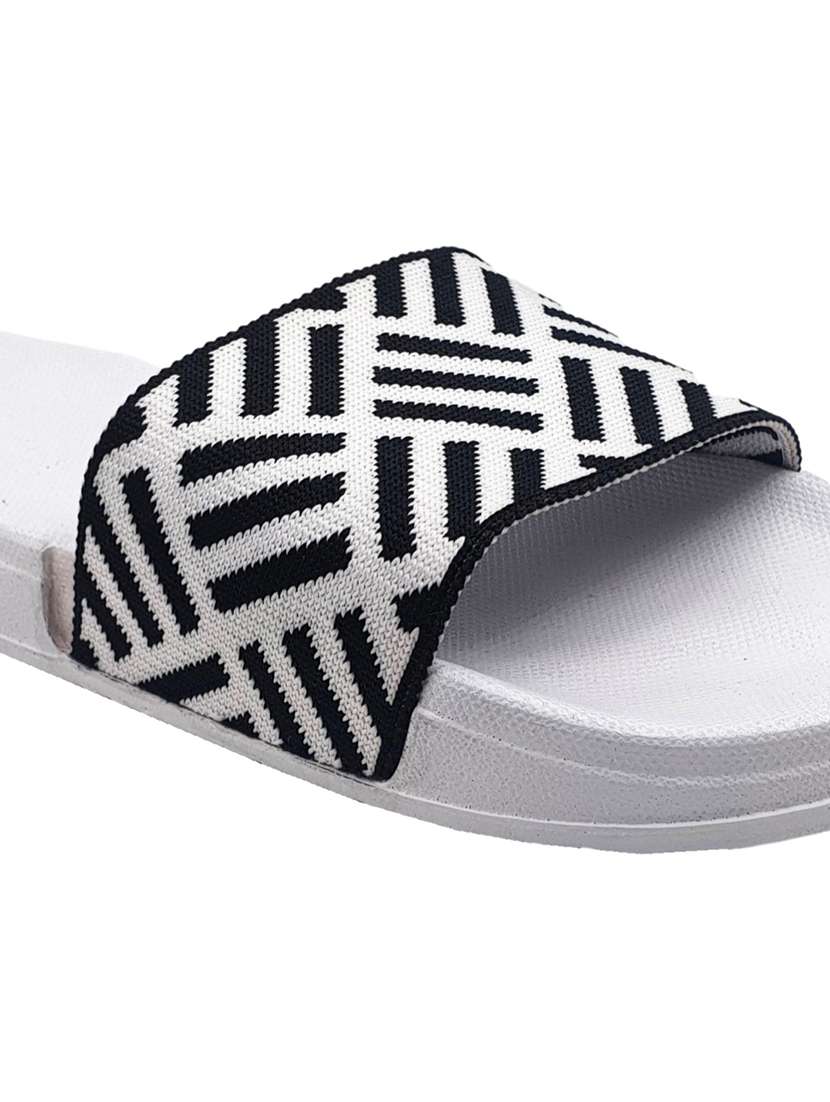 White Eva Slip On Flip Flops
