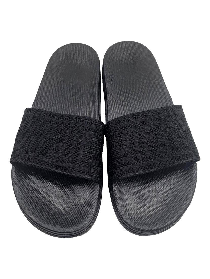 black eva slip on flip flops - 20033182 - Standard Image - 3