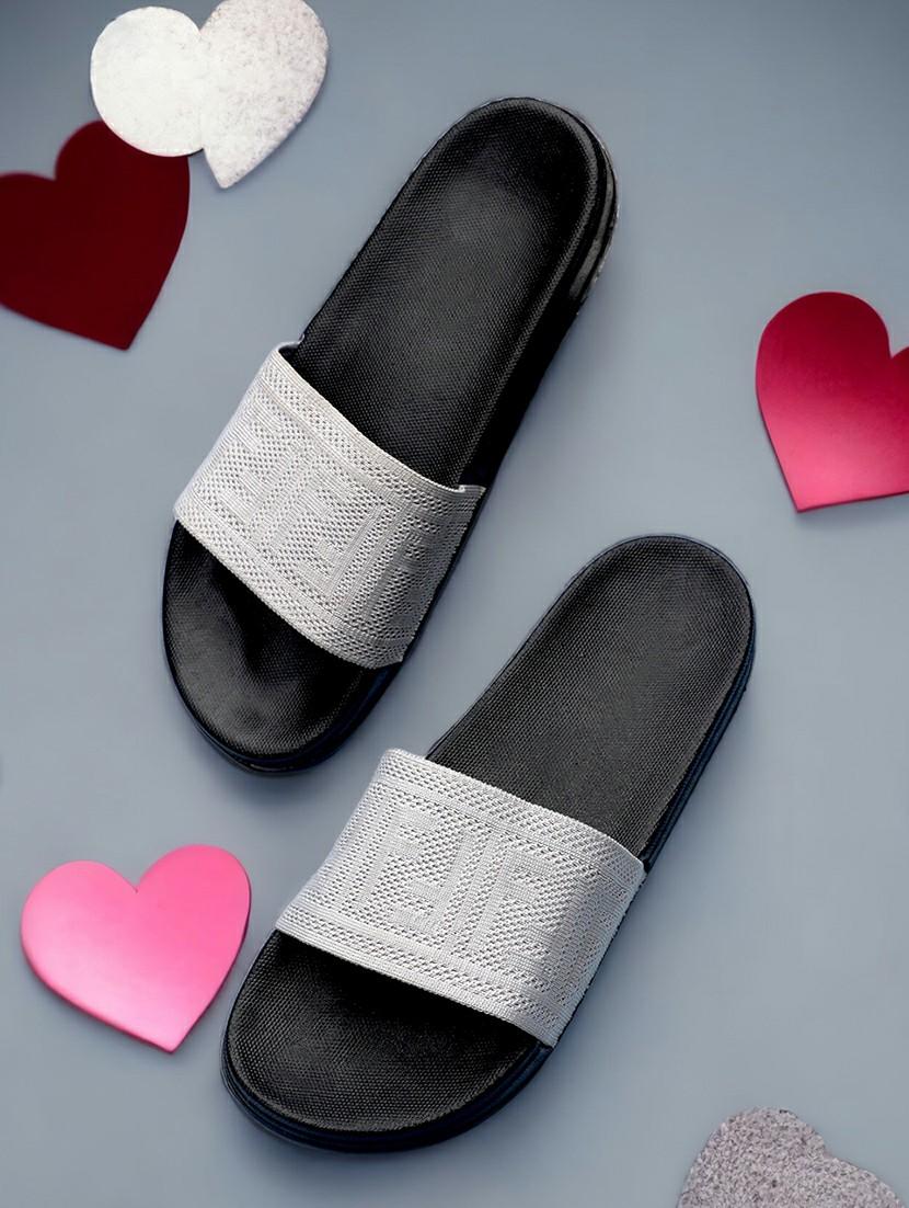 grey eva slip on flip flops