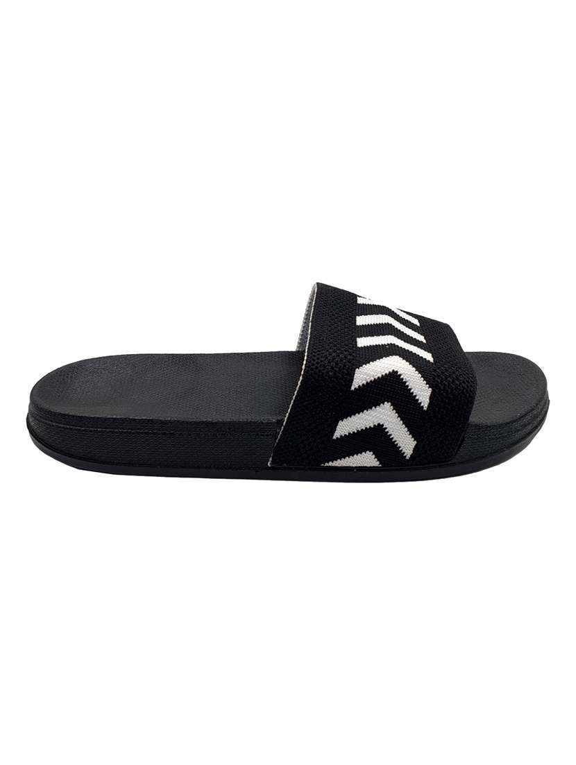 fly-big-arrow black flip flop for women - 20033311 -  Standard Image - 3