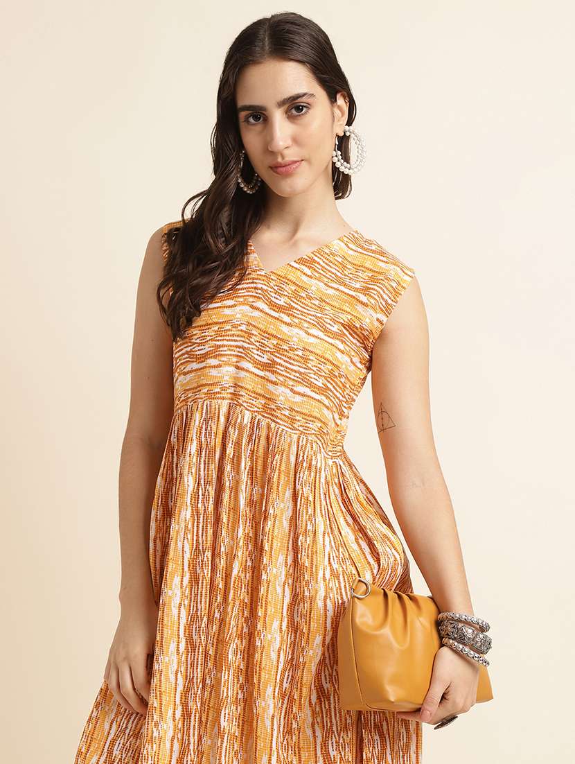 women's flared kurta - 20033354 -  Standard Image - 3