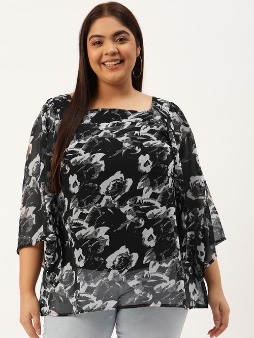 women's a line square neck top - 20035639 -  Standard Image - 0