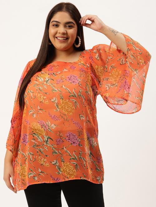 women's straight square neck top - 20035641 - Standard Image - 0