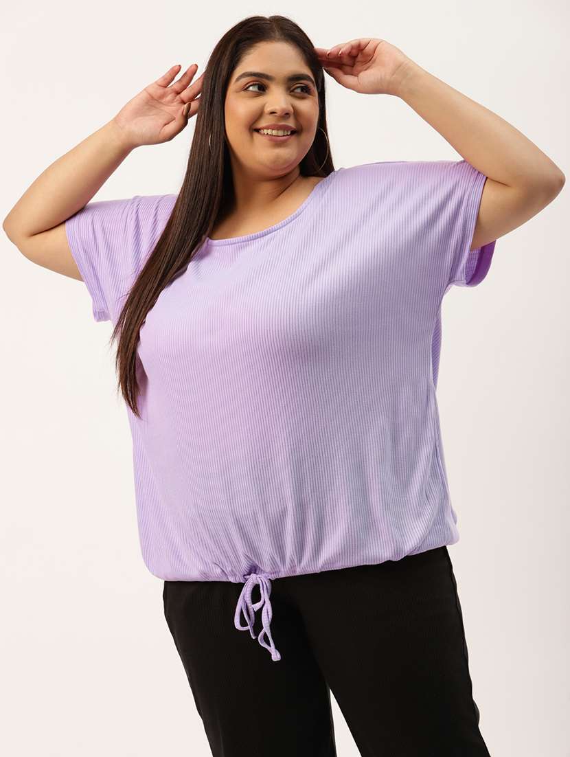 women's straight round neck top - 20038357 -  Zoom Image - 0