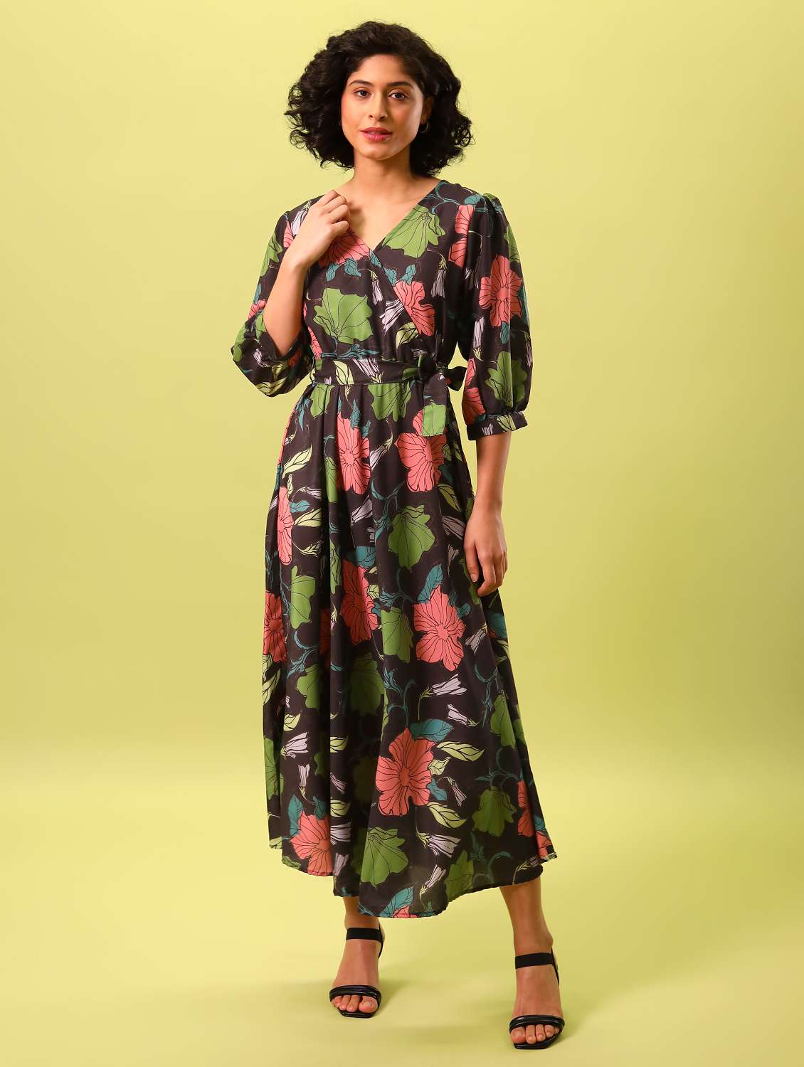 Women's Fit & Flare Floral Dress