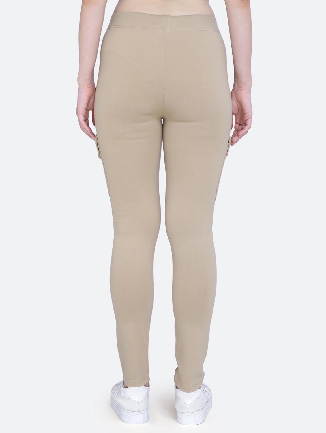 high rise full length solid jeggings - 20039141 - Standard Image - 3