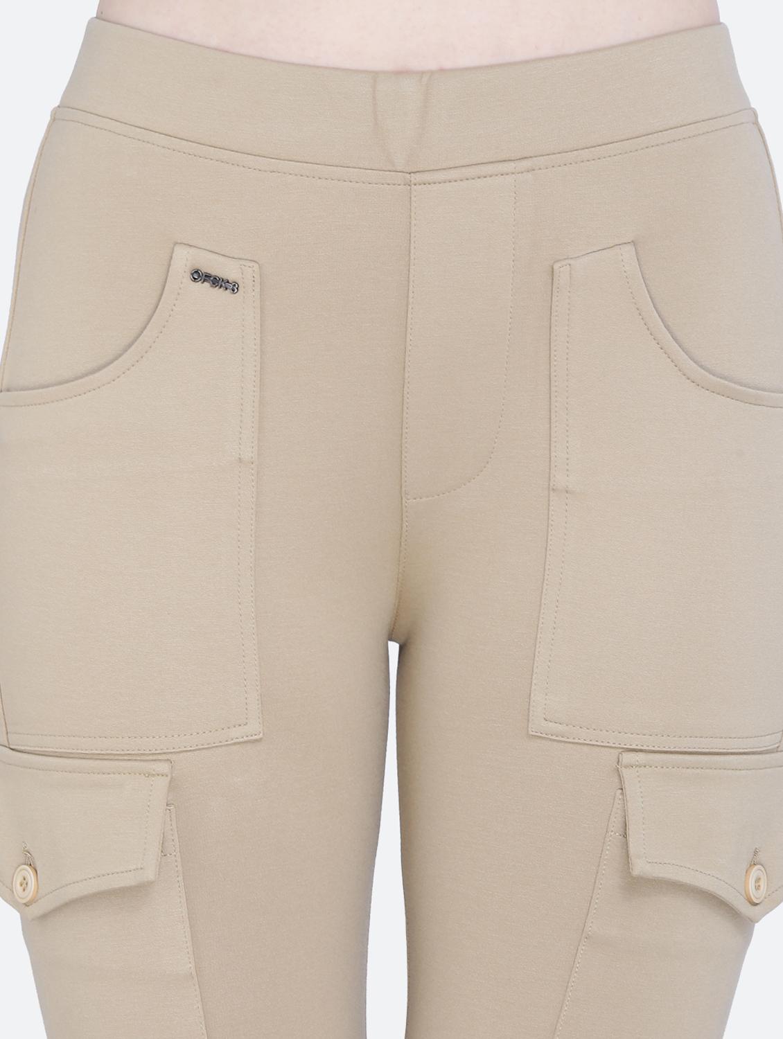 high rise full length solid jeggings - 20039141 - Standard Image - 5