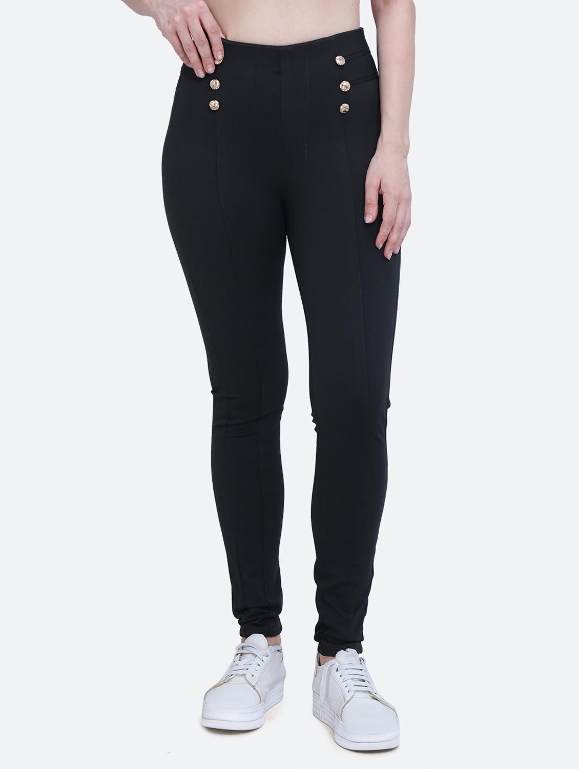 high rise full length solid jeggings - 20039155 -  Zoom Image - 0