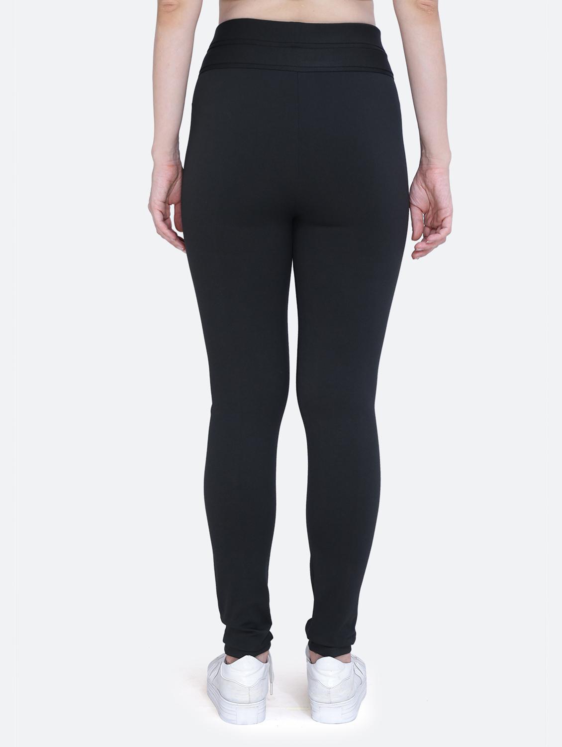 high rise full length solid jeggings - 20039155 - Standard Image - 3