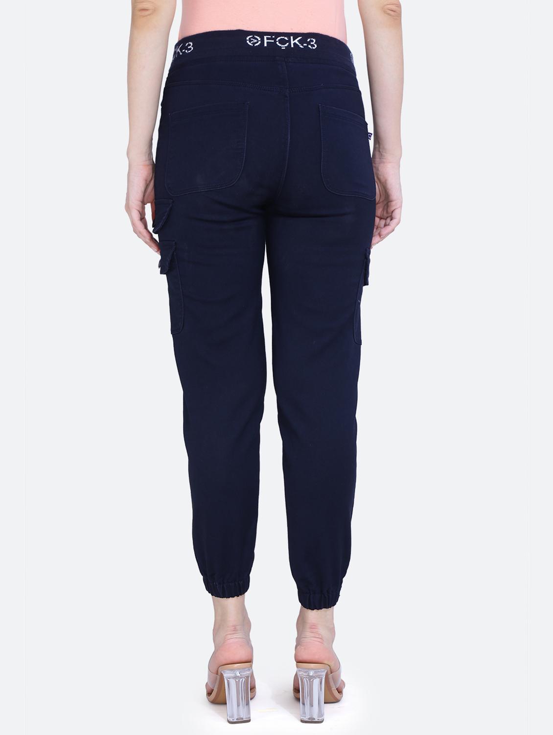 high rise ankle length solid jeggings - 20039159 - Standard Image - 3