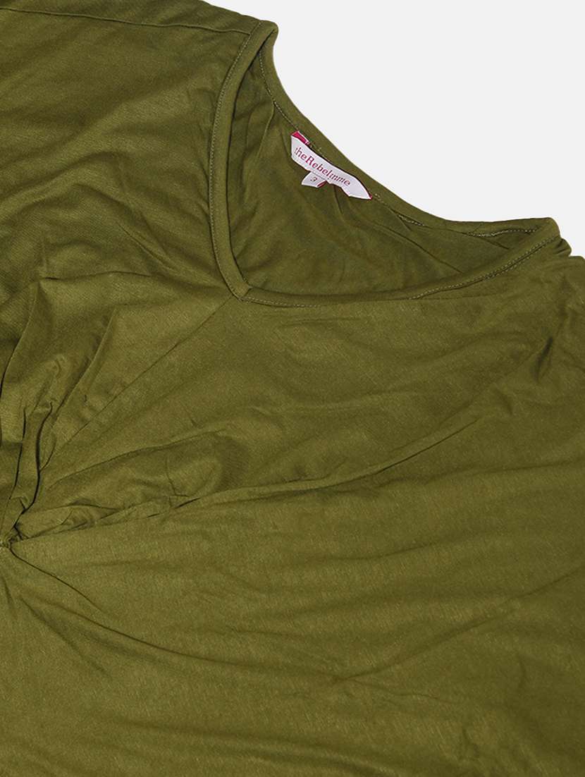 women's straight v neck top - 20039227 -  Standard Image - 3