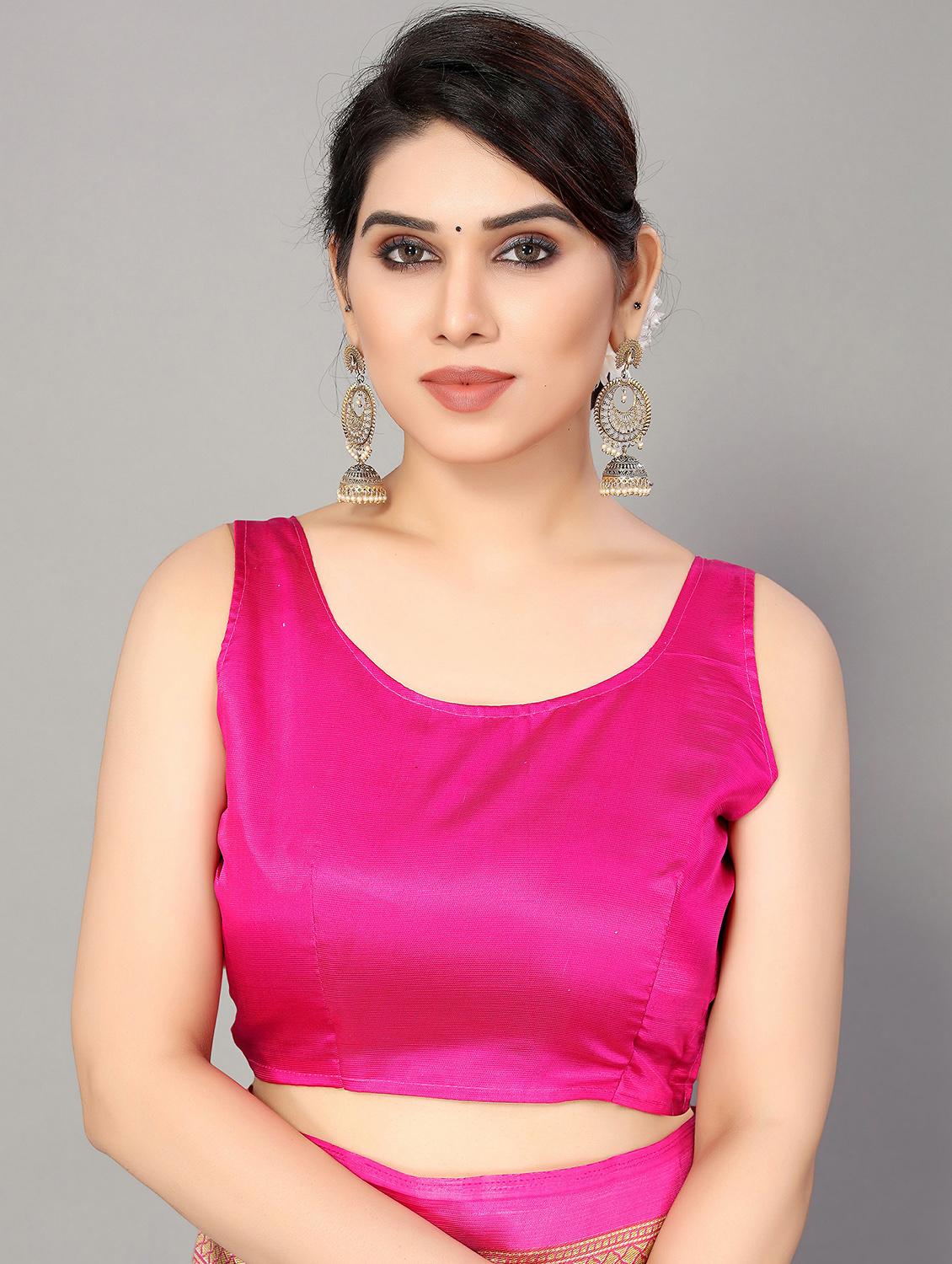pink silk blend mysore saree - 20039241 - Standard Image - 3
