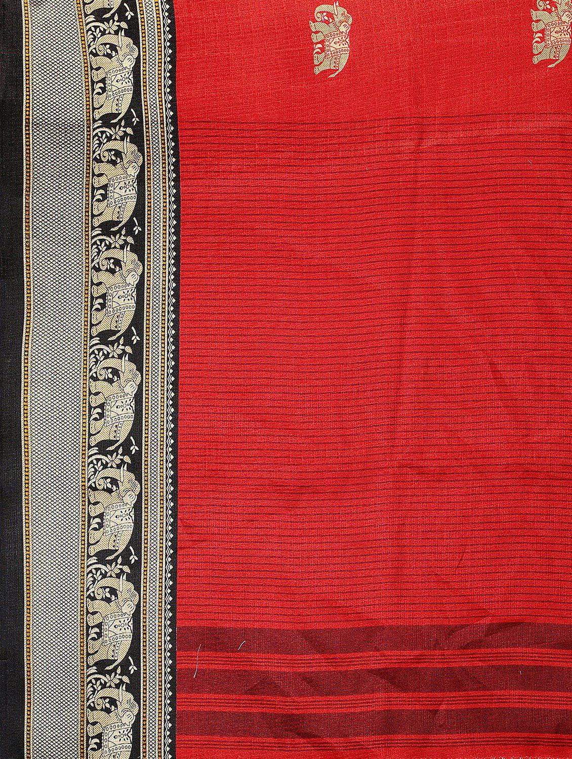women's conversational red colored saree - 20039280 - Standard Image - 3