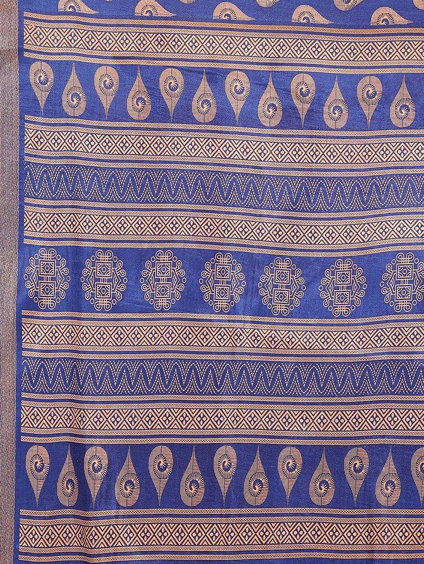 self design mysore silk saree with blouse - 20039632 - Standard Image - 3