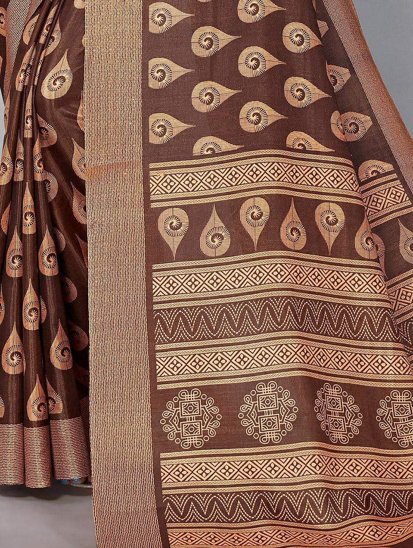 self design mysore silk saree with blouse - 20039641 - Standard Image - 3