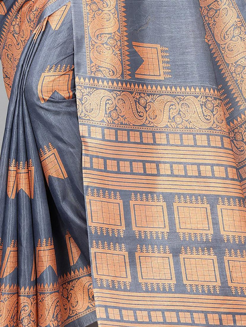 self design mysore silk saree with blouse - 20039659 - Standard Image - 3