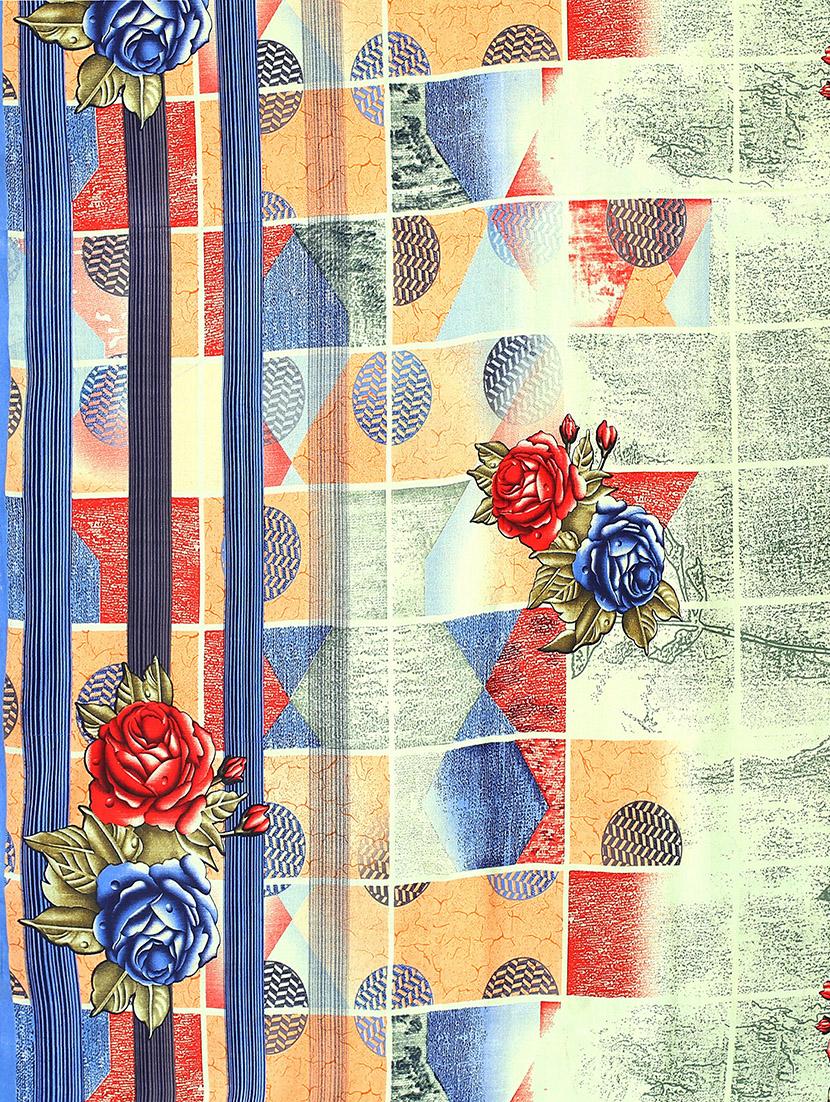 printed saree with blouse - 20039680 - Standard Image - 5