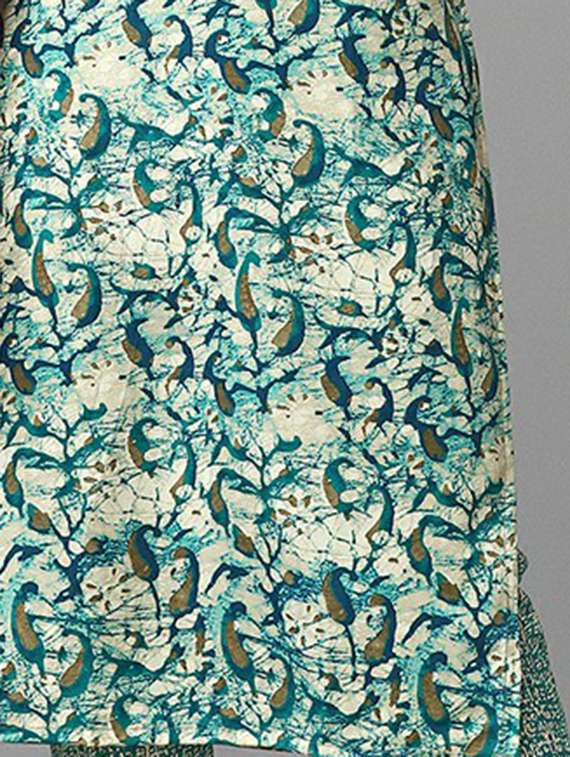 notch neck printed straight kurta - 20039718 - Standard Image - 5