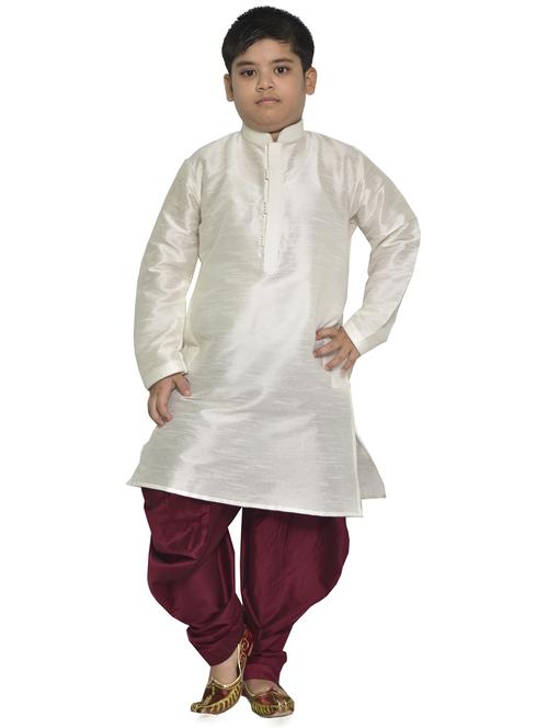 white cotton salwar kurta set - 20040404 - Standard Image - 0