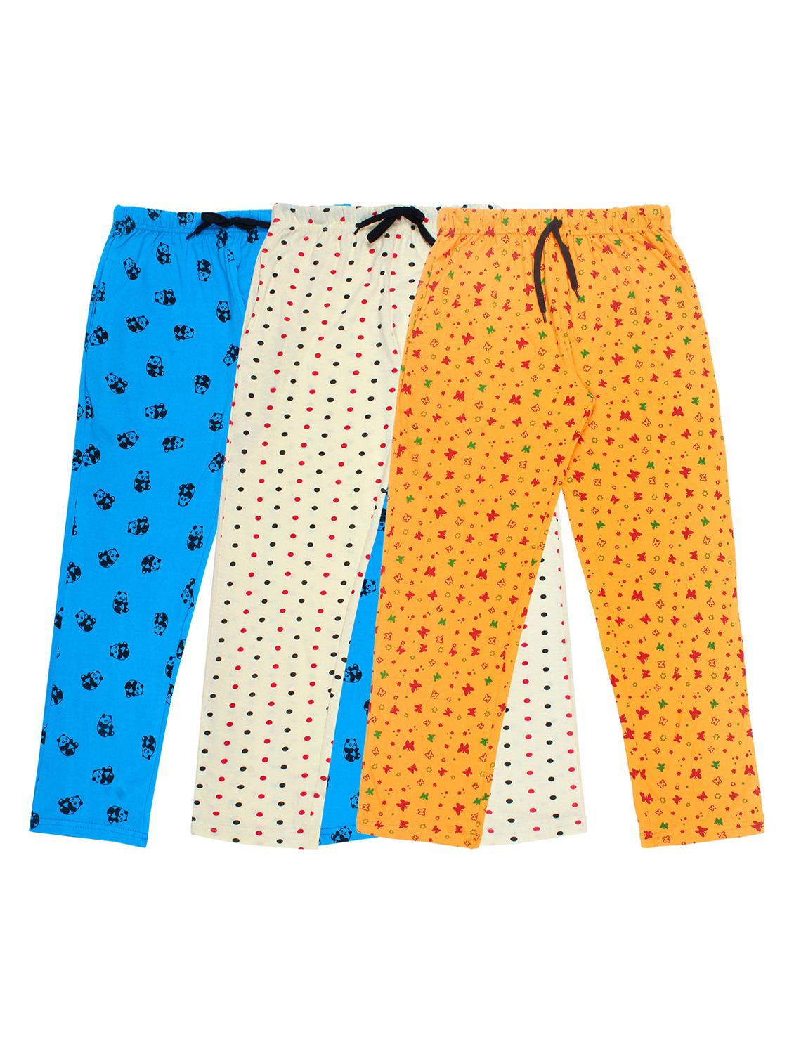boys pack of 3 printed track pants