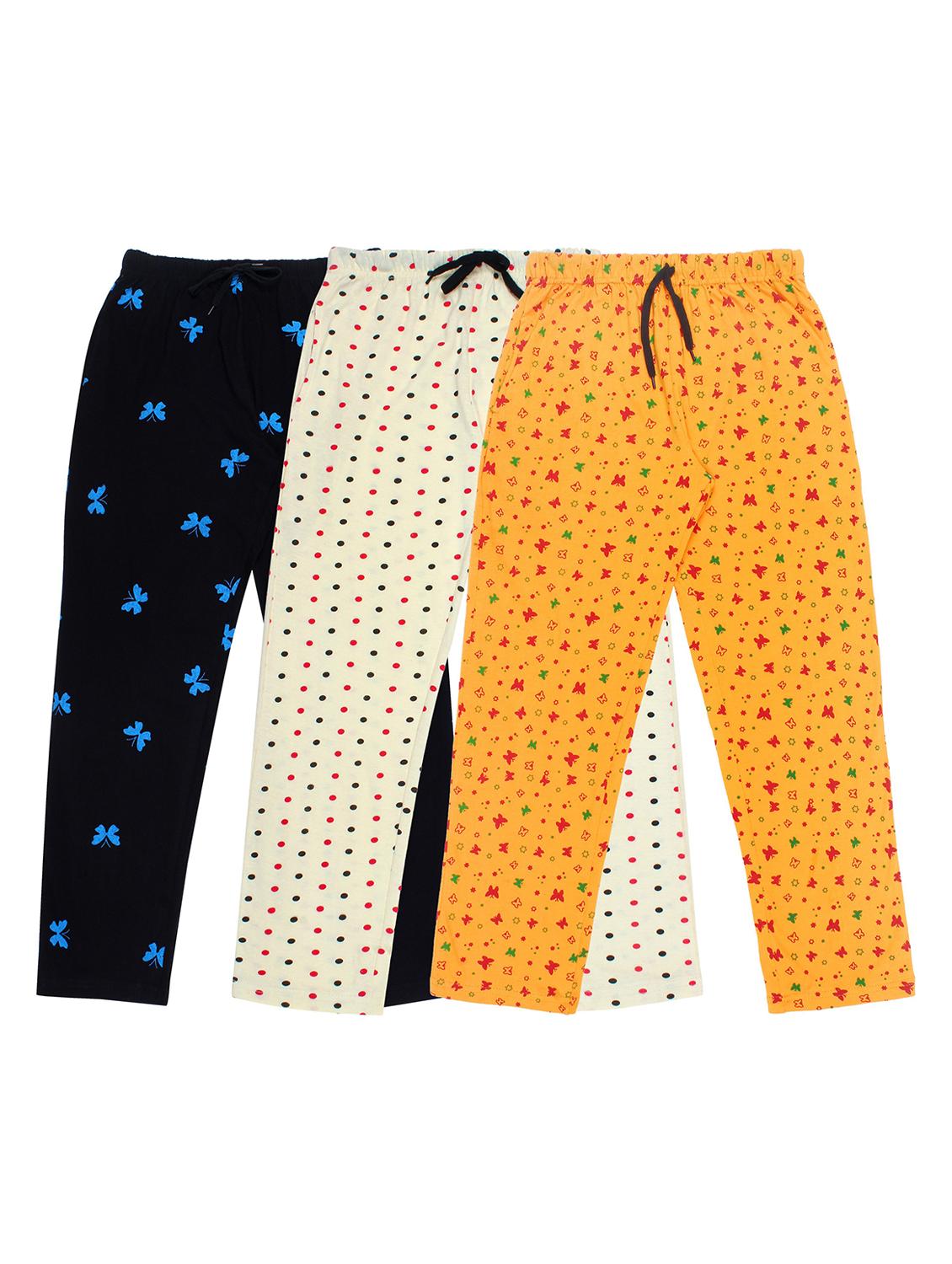boys pack of 3 printed track pants