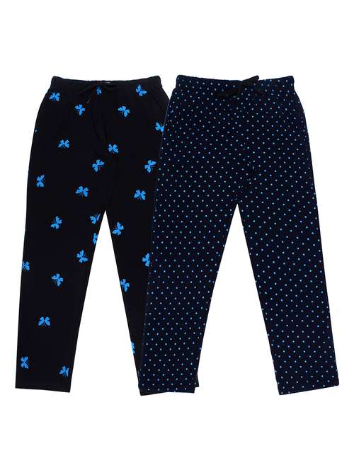 boys pack of 2 printed track pants - 20044973 - Standard Image - 0